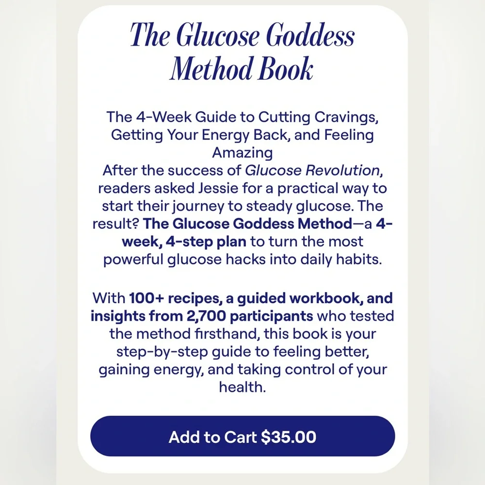The Glucose Goddess Method Book‎